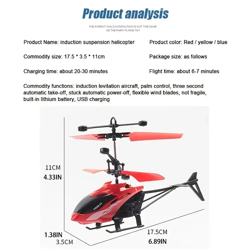 RC Inductive Suspension Toy Helicopter