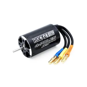 Rocket 2948 brushless rc boat motor 4POLE ￠3.175mm Black (5880 KV)