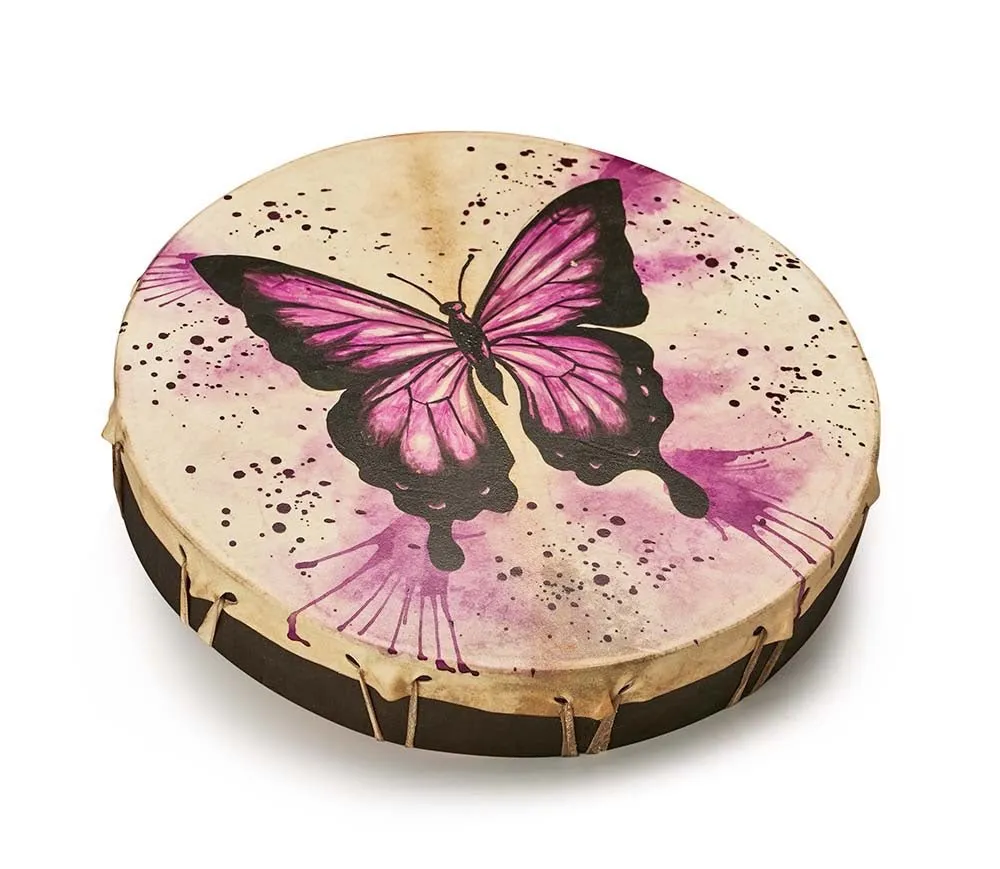 Shamanic Drums Butterfly- 30 cms