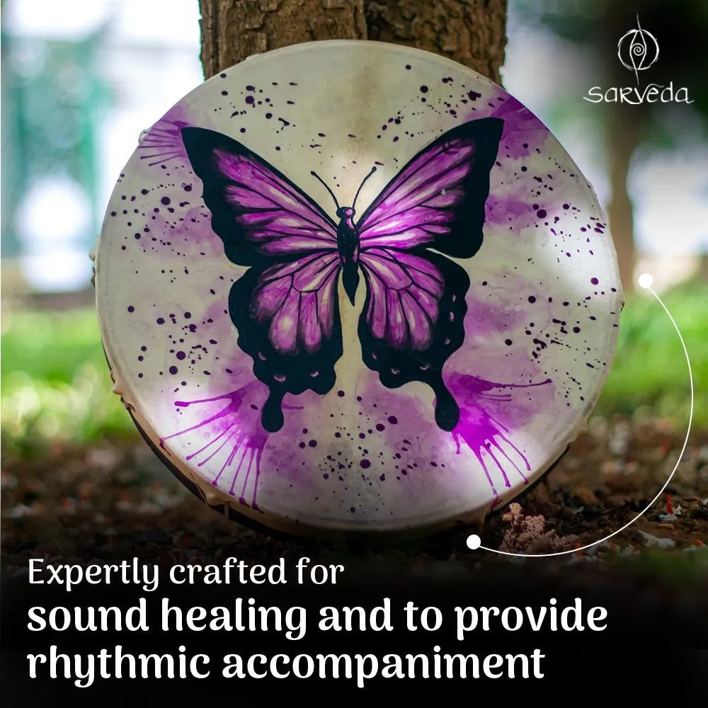 Shamanic Drums Butterfly- 30 cms