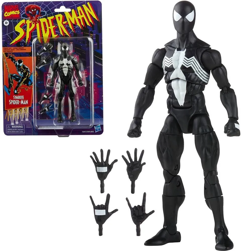 Spider-Man Retro Marvel Legends Symbiote Spider-Man