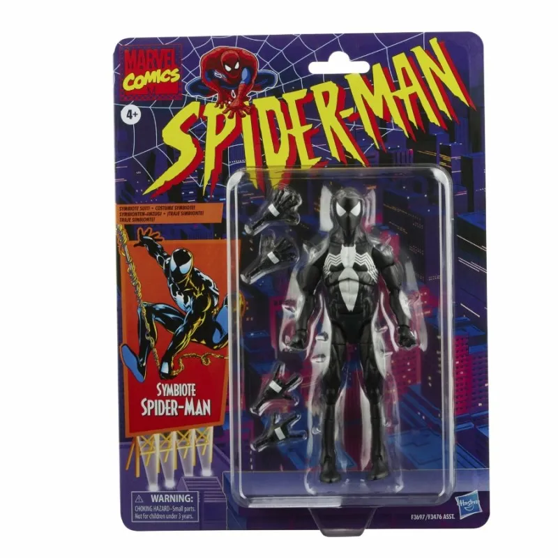 Spider-Man Retro Marvel Legends Symbiote Spider-Man