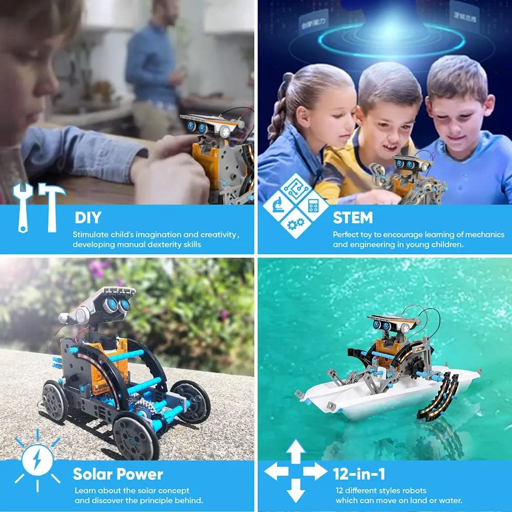 STEM 13-in-1 Solar Robot Toy