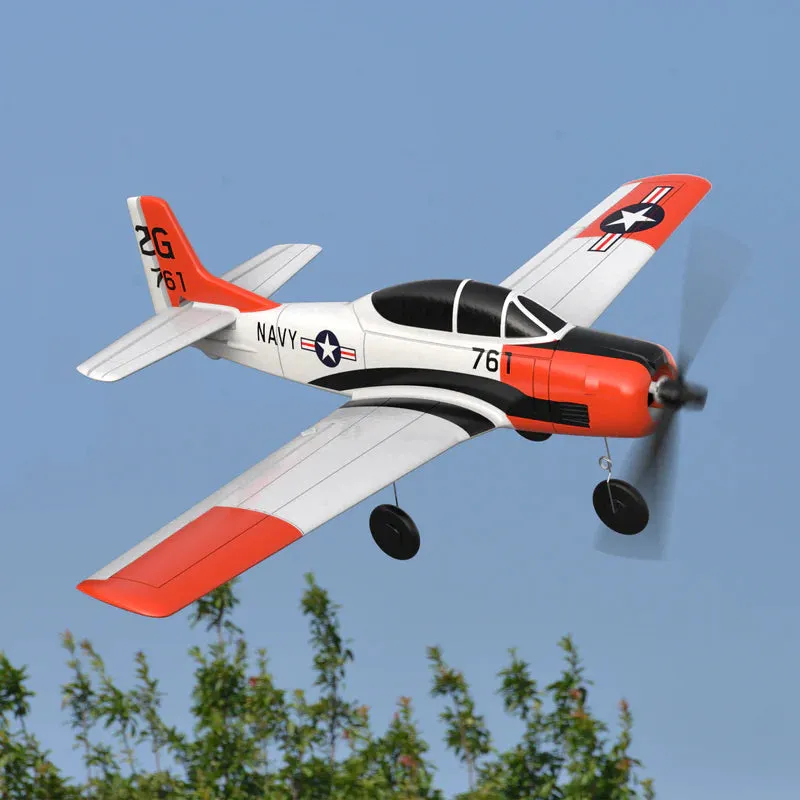 T28 Trojan 4CH RC Trainer Plane with Xpilot Gyro & One-Key Aerobatics