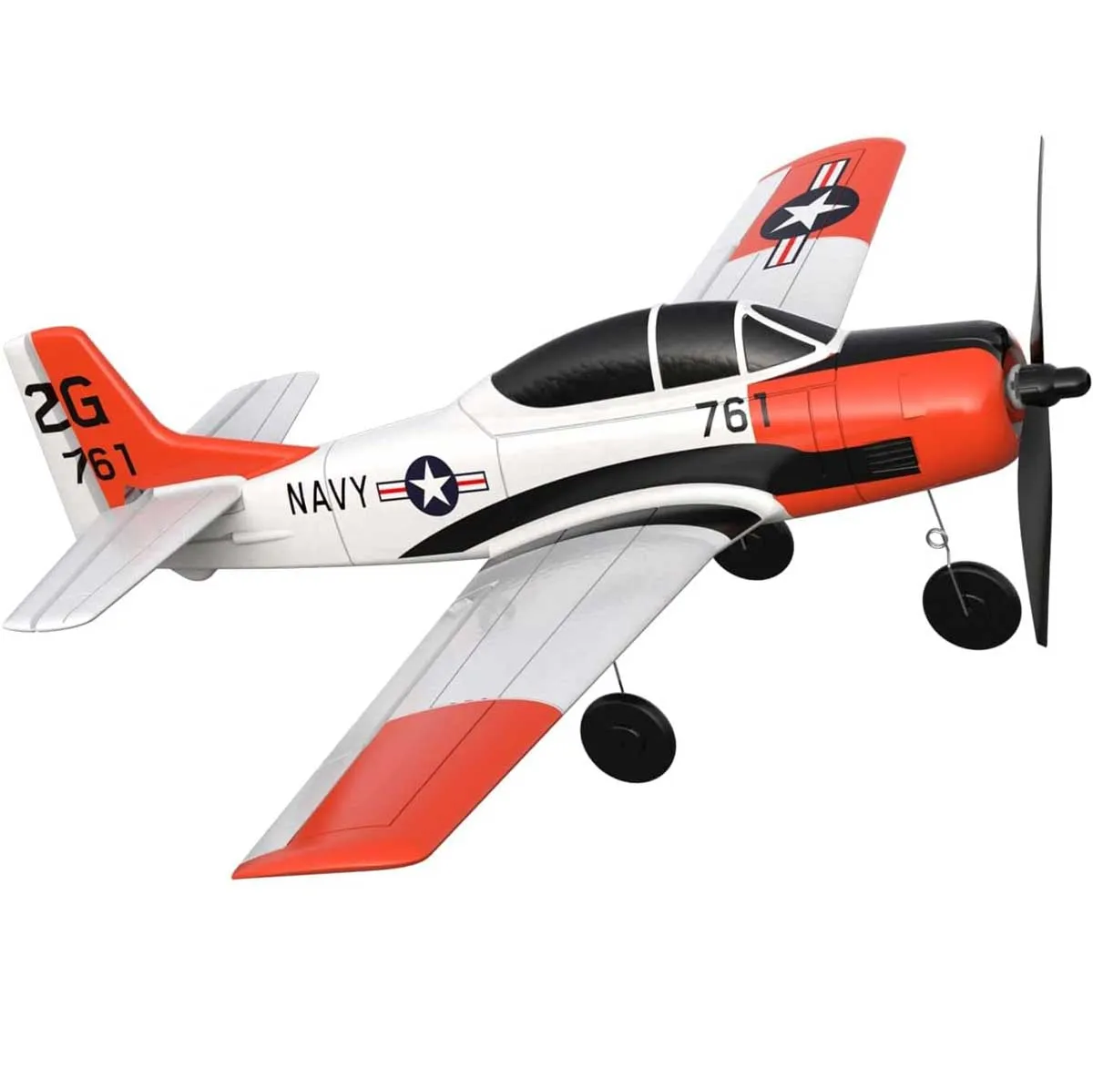 T28 Trojan 4CH RC Trainer Plane with Xpilot Gyro & One-Key Aerobatics