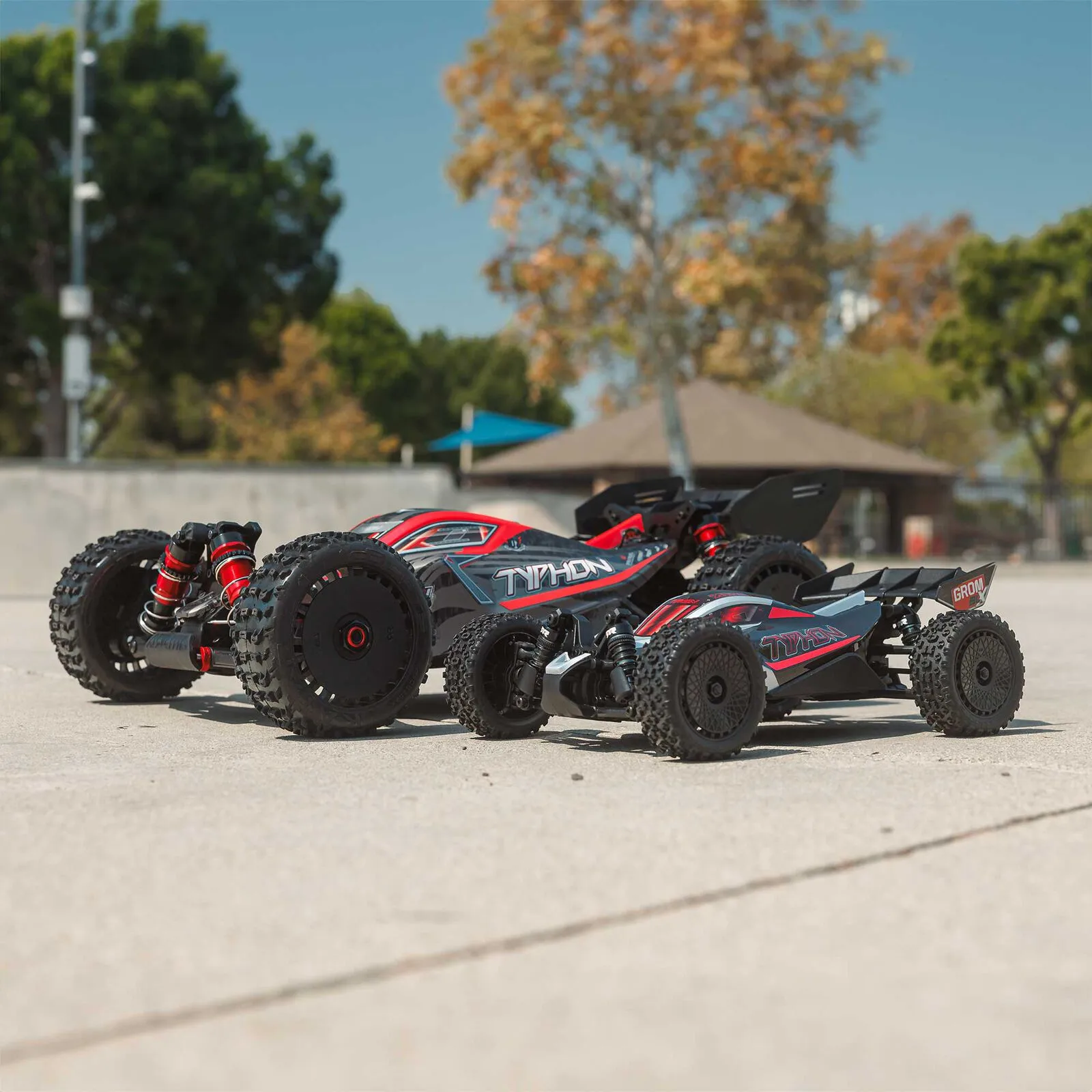 TYPHON GROM 223S BLX Brushless 4X4 Small Scale Buggy RTR, Silver No Battery or Charger