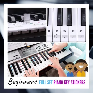 Ultimate Full Set Piano Key Sticker