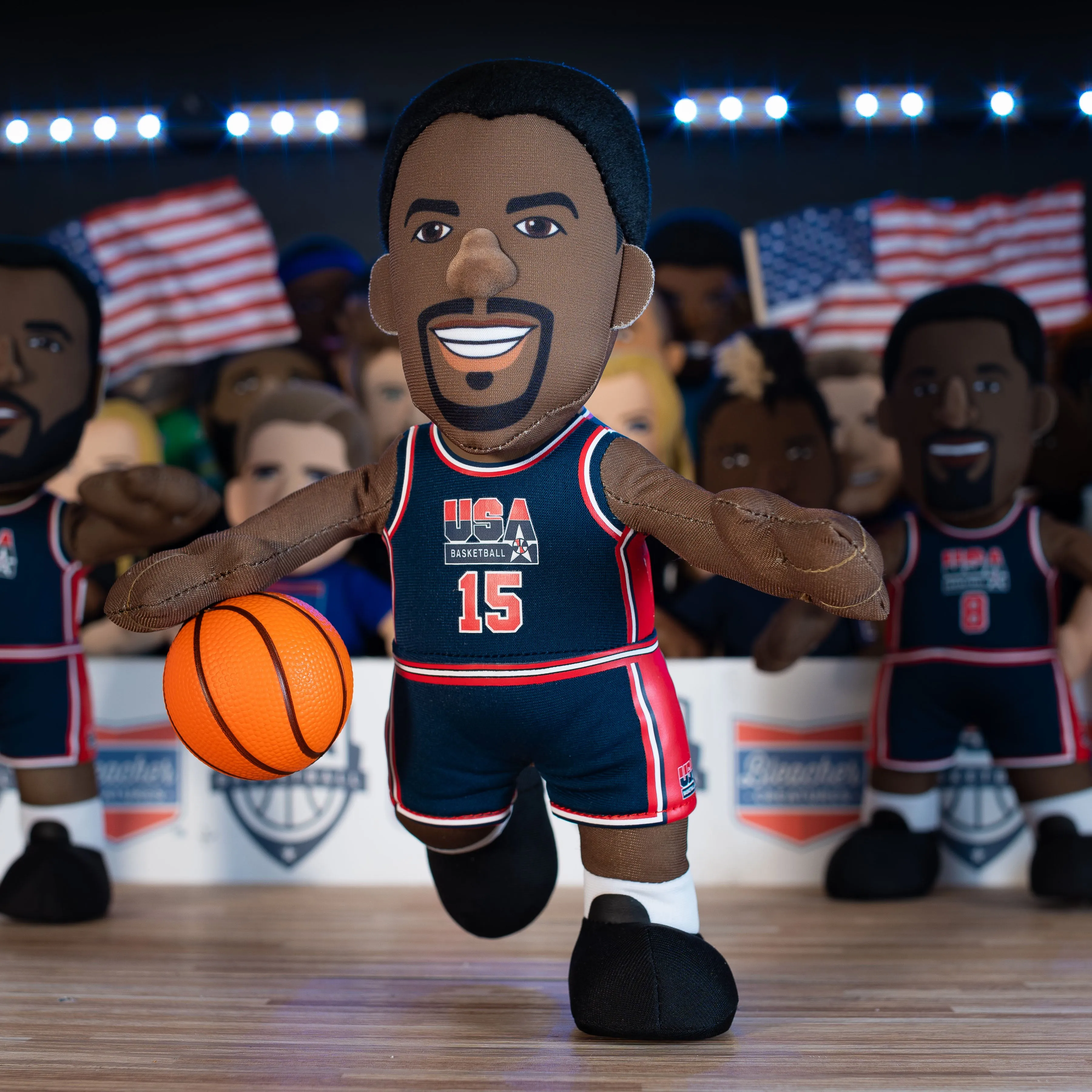 USA Basketball Bundle: Magic Johnson and Larry Bird 10" Plush Figures