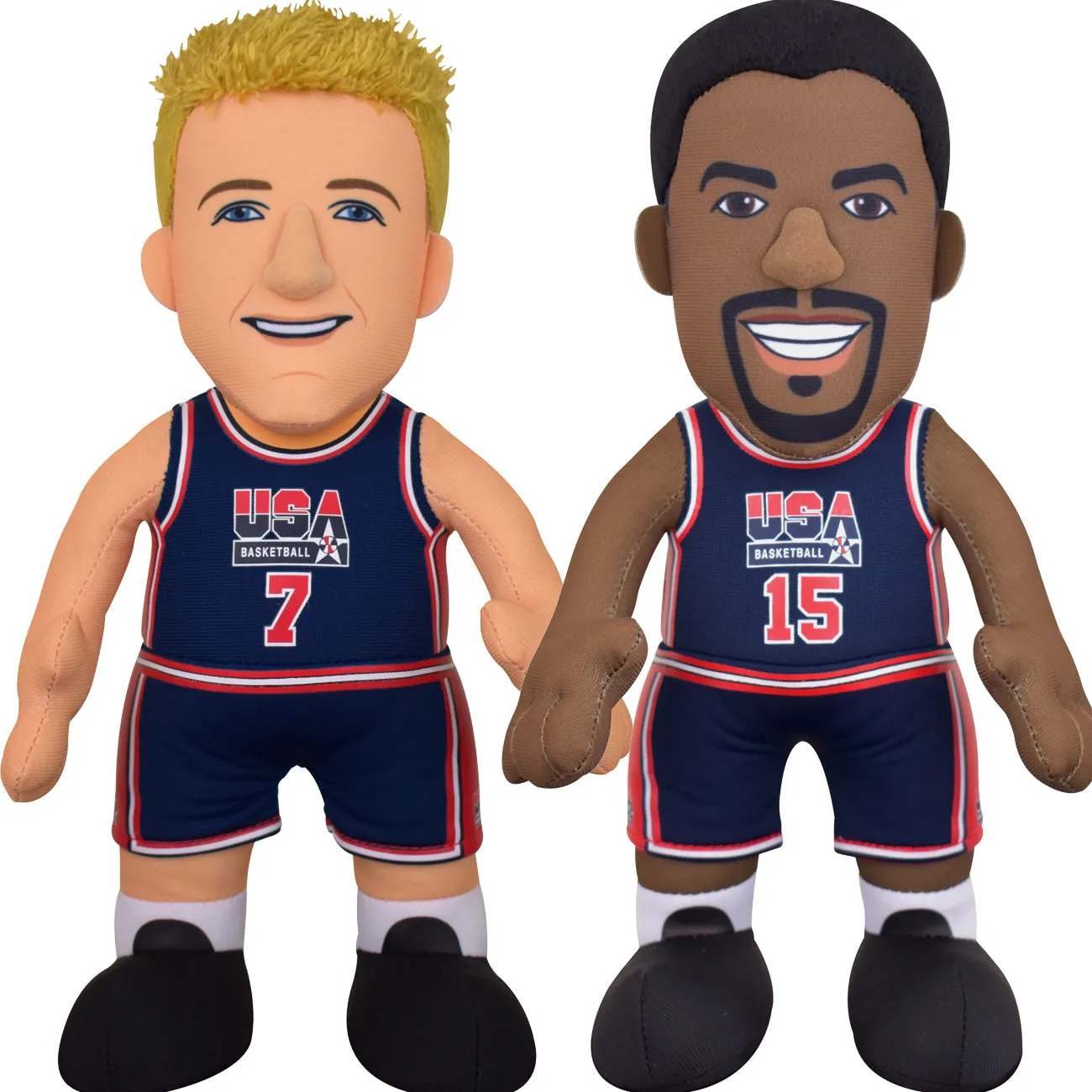 USA Basketball Bundle: Magic Johnson and Larry Bird 10" Plush Figures