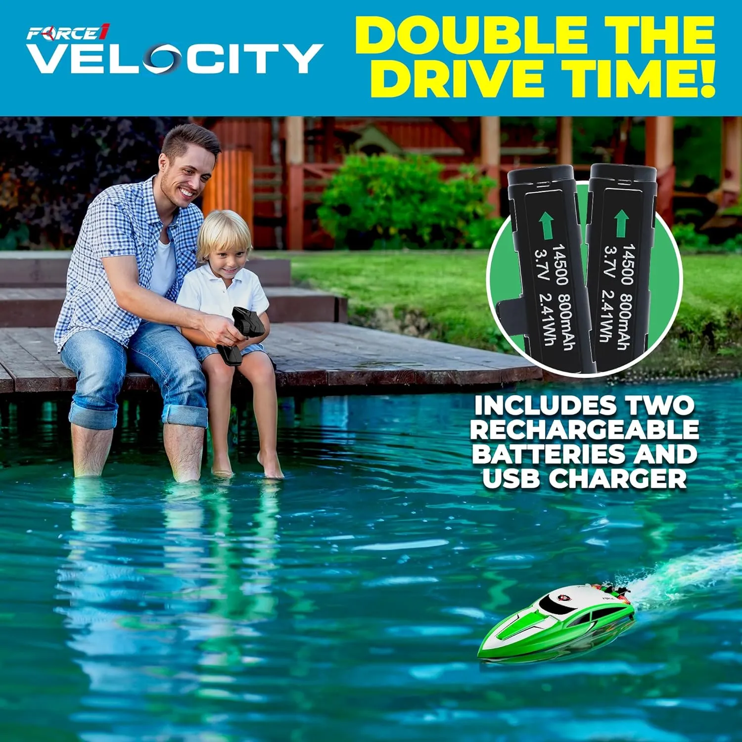 Velocity Boat Small - Green