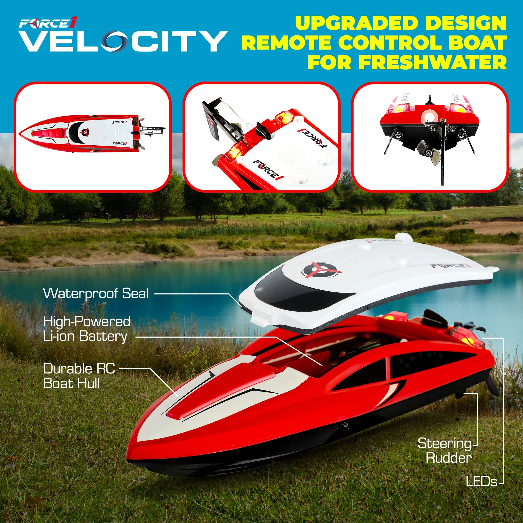 Velocity Boat Small - Red