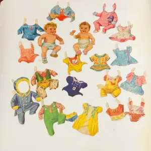 Vintage Baby Paper Dolls