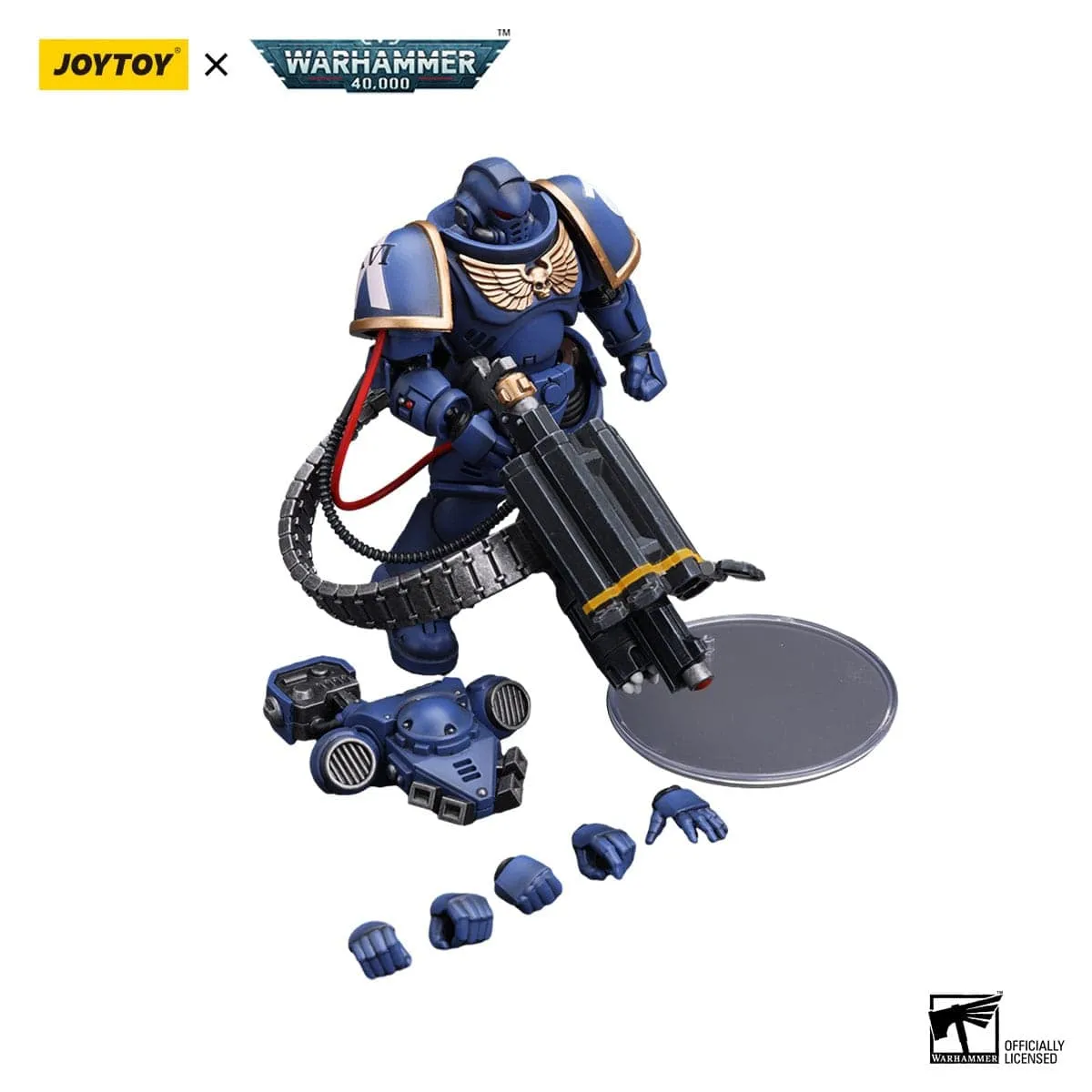 Warhammer 40k Action Figure 1/18 Ultramarines Desolation Marine with Castellan Launcher (Superfrag) 12 cm