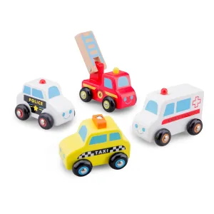 Wooden Vehicle Set - 4 Vehicles